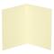 JAM Paper A2 Light Yellow Blank Foldover Cards